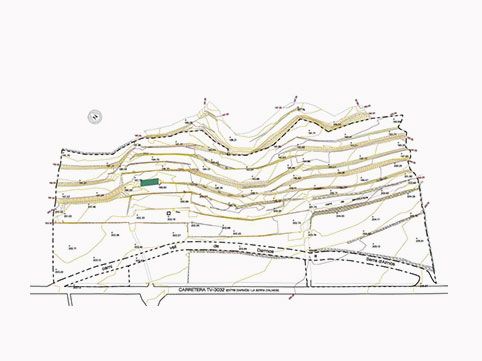 Arquitecto Lluís Gironès mapa de camping
